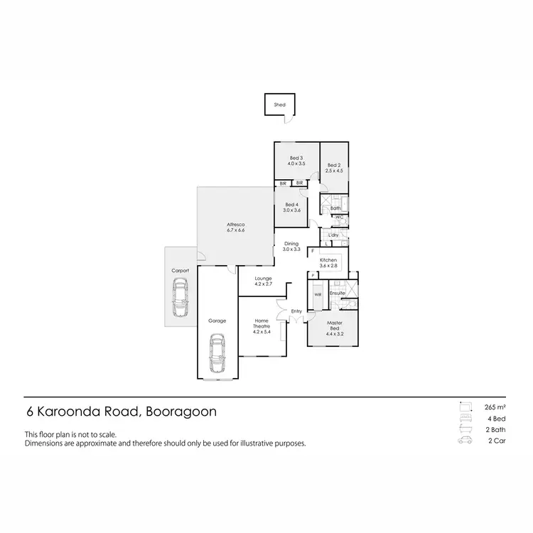 Floorplan of Homely house listing, 6 Karoonda Road, Booragoon WA 6154