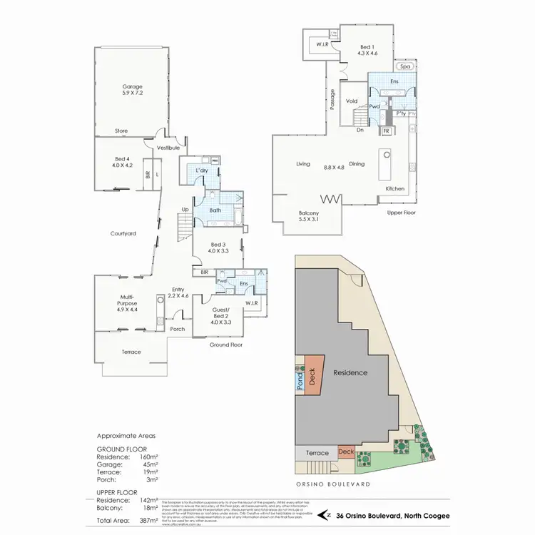 Floorplan of Homely house listing, 36 Orsino Boulevard, North Coogee WA 6163