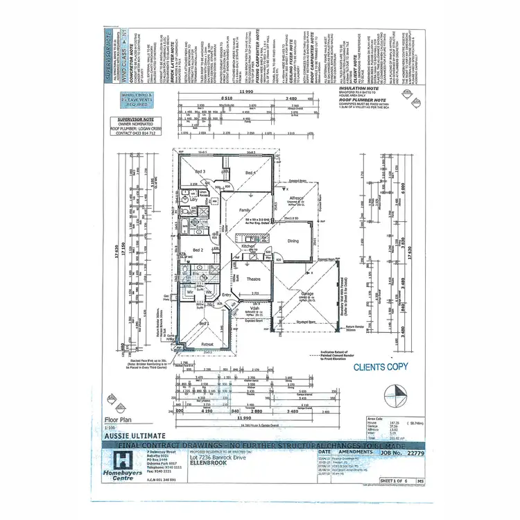 Floorplan of Homely house listing, 43 Banrock Drive, Ellenbrook WA 6069