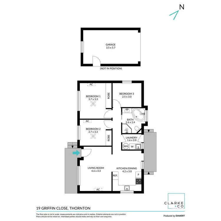 Floorplan of Homely house listing, 19 Griffin Close, Thornton NSW 2322