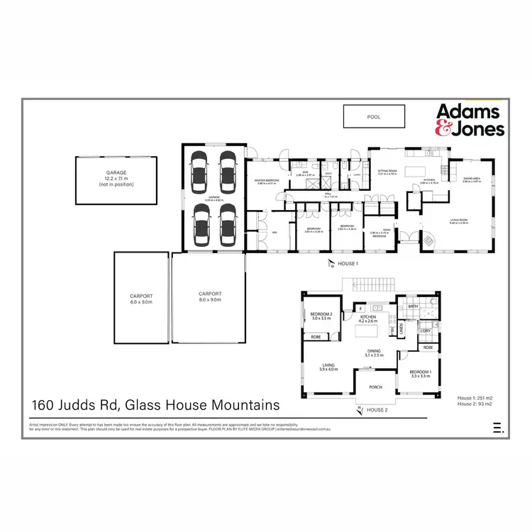 Floorplan of Homely rural property listing, 160 Judds Road, Glass House Mountains QLD 4518