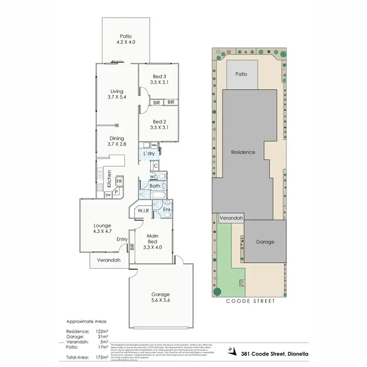 Floorplan of Homely house listing, 381 Coode Street, Dianella WA 6059