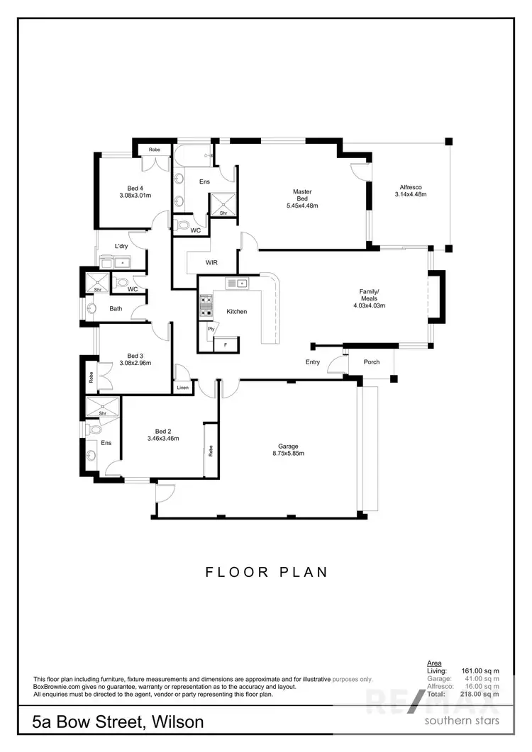 Floorplan of Homely house listing, 5A Bow Street, Wilson WA 6107