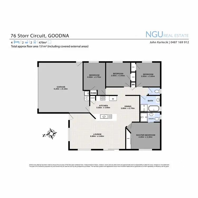Floorplan of Homely house listing, 76 Storr Circuit, Goodna QLD 4300