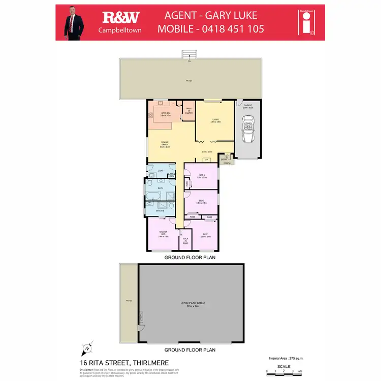 Floorplan of Homely house listing, 16 Rita Street, Thirlmere NSW 2572