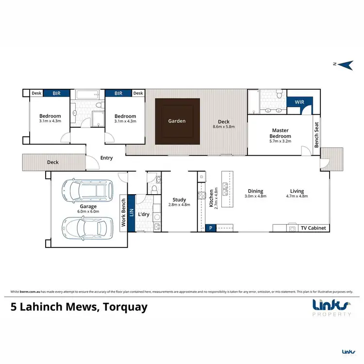 Floorplan of Homely house listing, 5 Lahinch Mews, Torquay VIC 3228