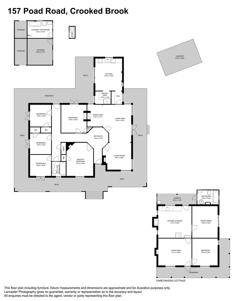 Floorplan of Homely rural property listing, 157 Poad Road, Crooked Brook WA 6236