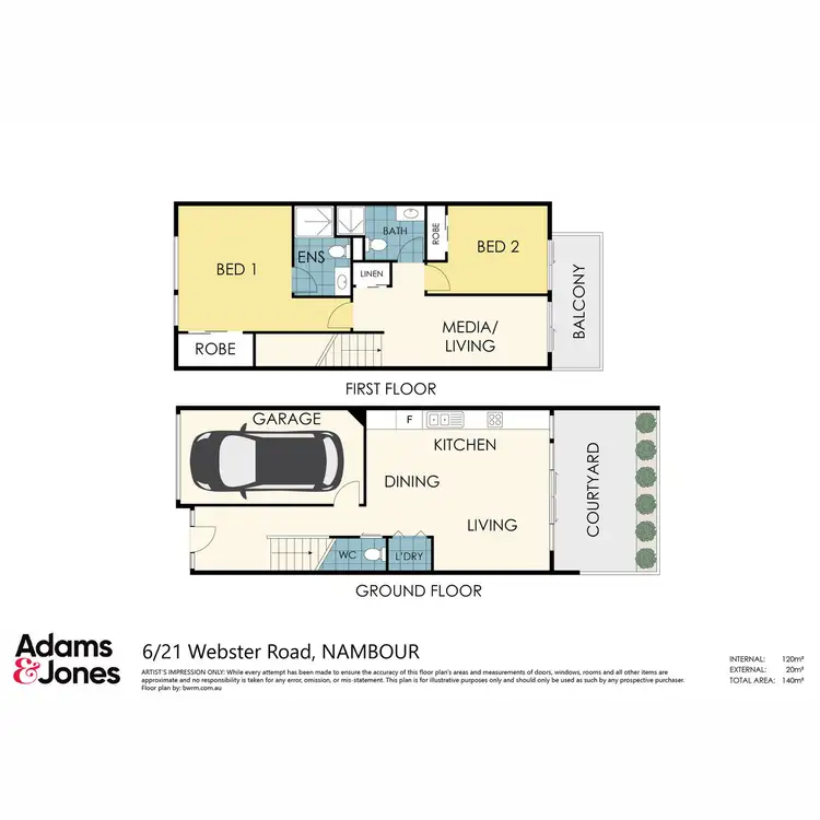Floorplan of Homely unit listing, 6/21 Webster Road, Nambour QLD 4560
