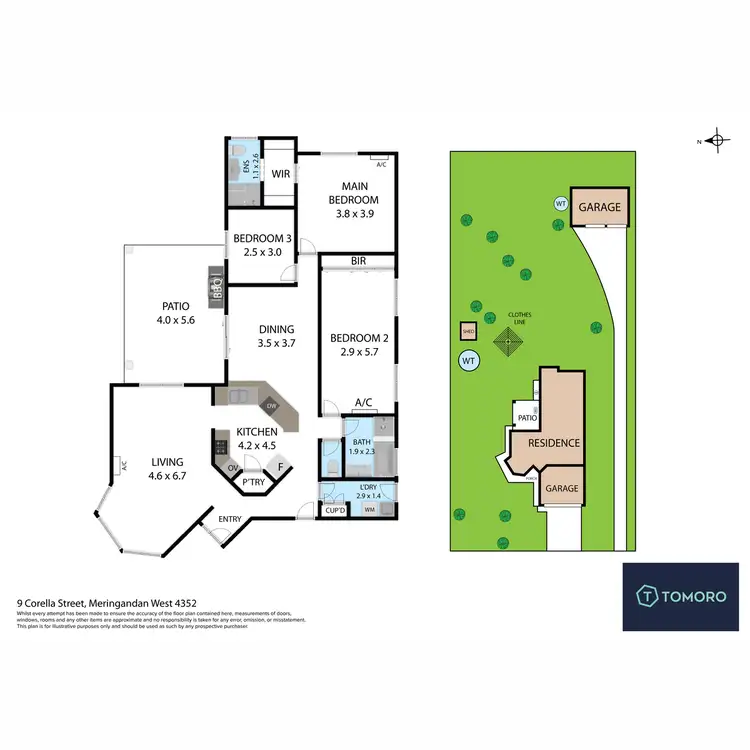 Floorplan of Homely house listing, 9 Corella Street, Meringandan West QLD 4352