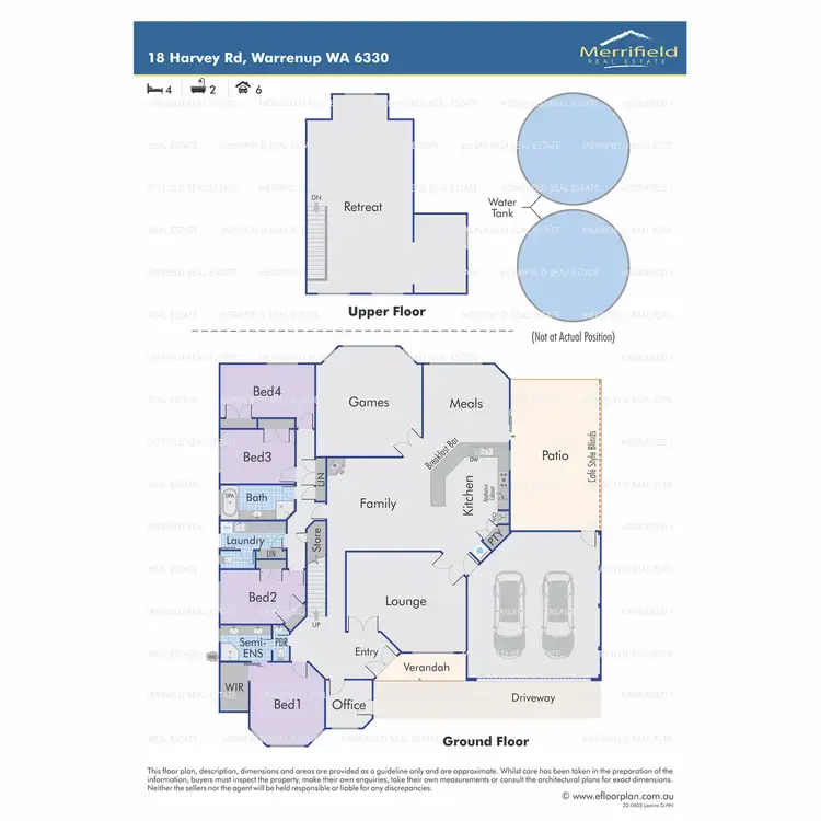 Floorplan of Homely other listing, 18 Harvey Road, Warrenup WA 6330