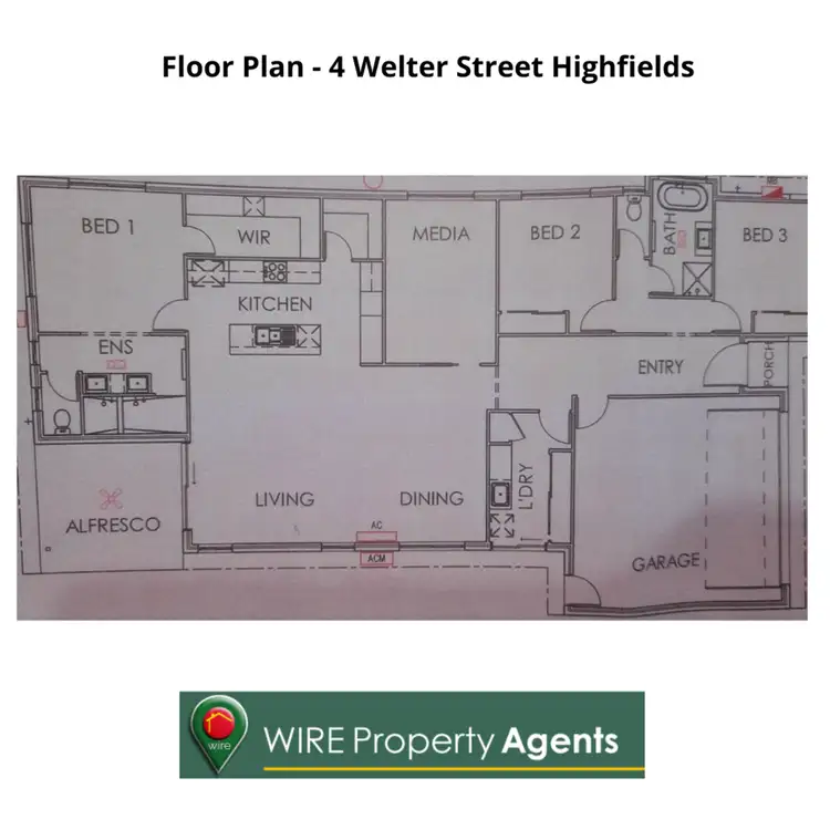 Floorplan of Homely house listing, 4 Welter Street, Highfields QLD 4352