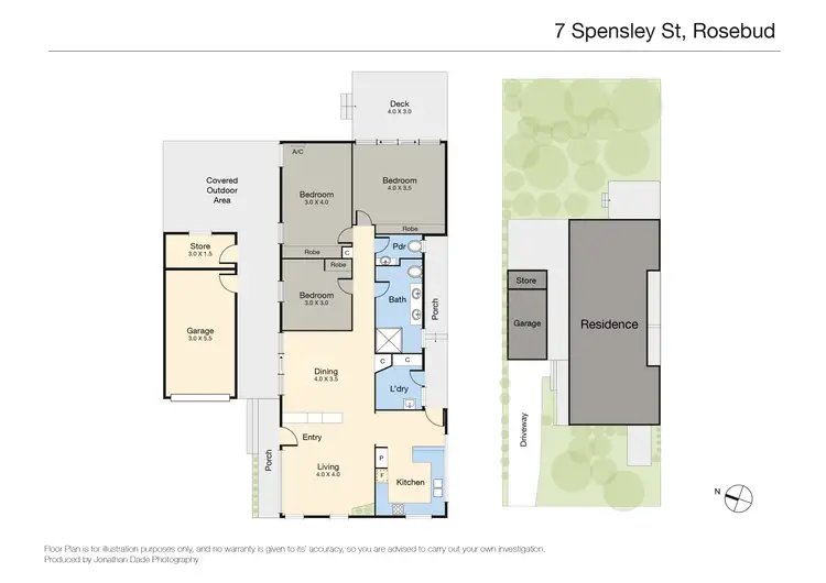Floorplan of Homely house listing, 7 Spensley Street, Rosebud VIC 3939