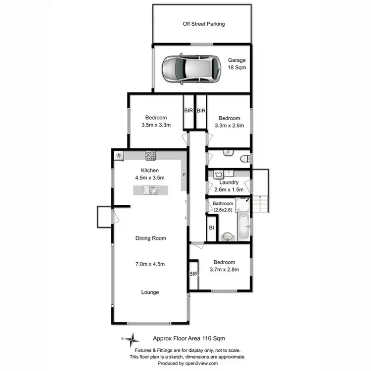 Floorplan of Homely unit listing, 3/21 Ineke Drive, Kingston TAS 7050