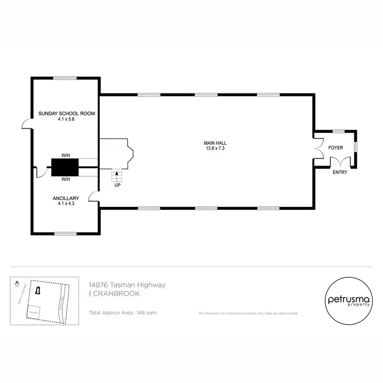 Floorplan of Homely land listing, 14876 Tasman Highway, Cranbrook TAS 7190