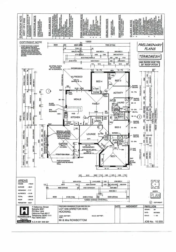Floorplan of Homely house listing, 26 Arreton Way, Hocking WA 6065