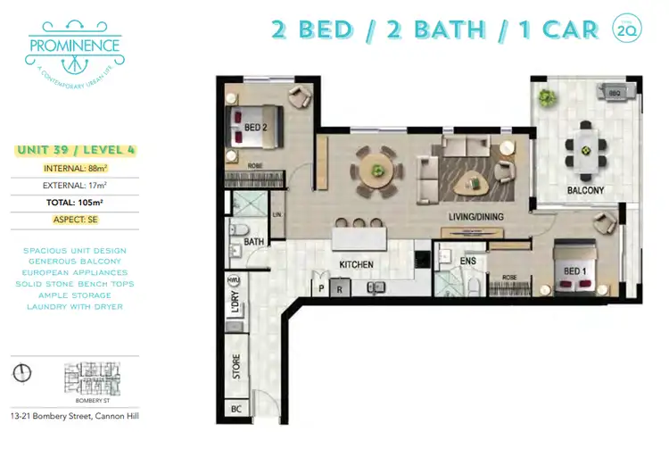 Floorplan of Homely apartment listing, 39/13-21 Bombery Street, Cannon Hill QLD 4170