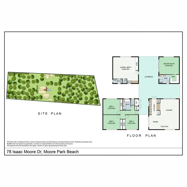 Floorplan of Homely house listing, 78 Isaac Moore Drive, Moore Park Beach QLD 4670
