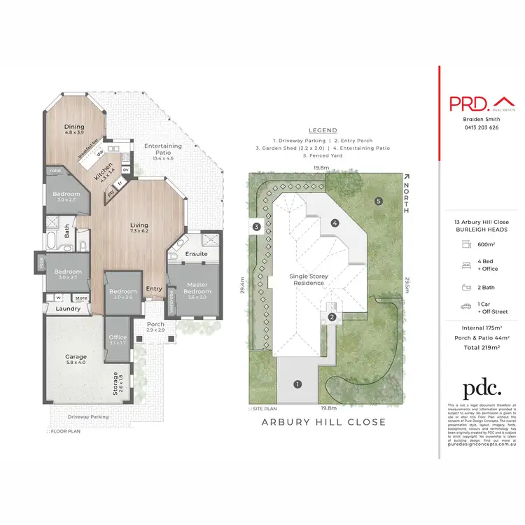 Floorplan of Homely house listing, 13 Arbury Hill Close, Burleigh Heads QLD 4220