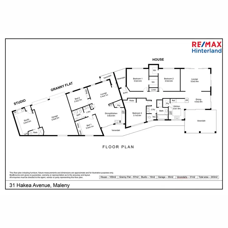 Floorplan of Homely house listing, 31 Hakea Avenue, Maleny QLD 4552