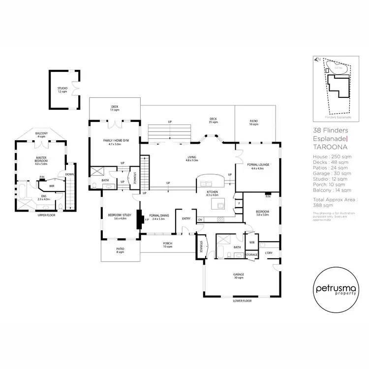 Floorplan of Homely house listing, 38 Flinders Esplanade, Taroona TAS 7053