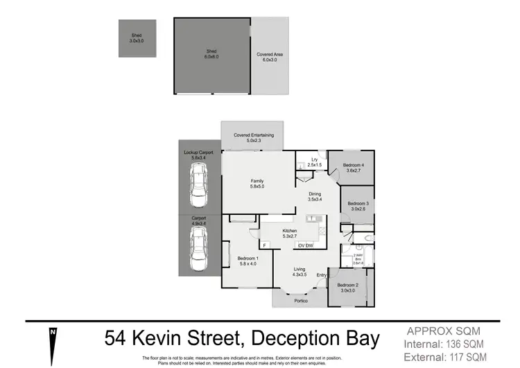 Floorplan of Homely house listing, 54 Kevin Street, Deception Bay QLD 4508
