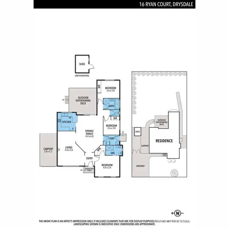 Floorplan of Homely house listing, 16 Ryan Court, Drysdale VIC 3222