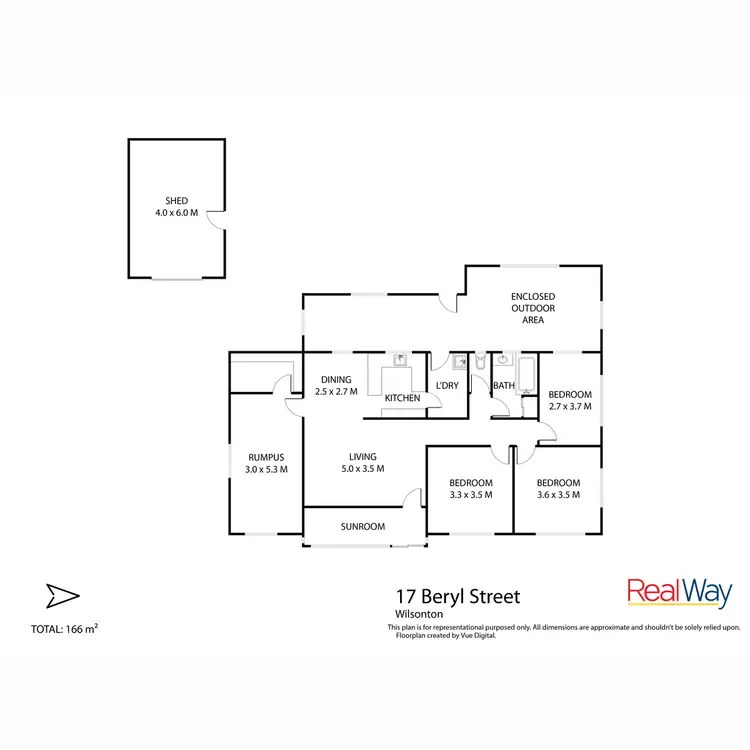 Floorplan of Homely house listing, 17 Beryl Street, Wilsonton QLD 4350