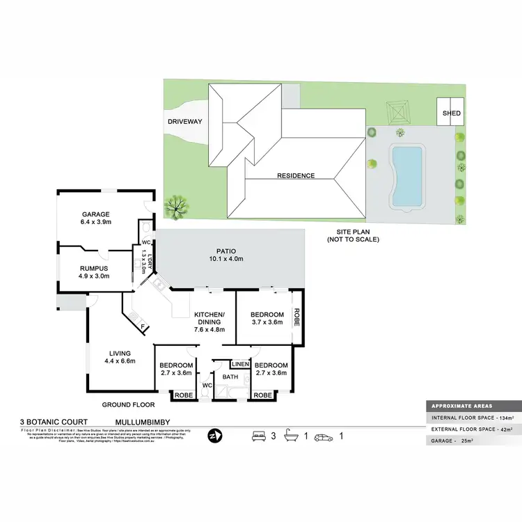 Floorplan of Homely house listing, 3 Botanic Court, Mullumbimby NSW 2482