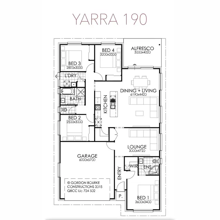Floorplan of Homely house listing, 22 Sterling Street, Southbrook QLD 4363