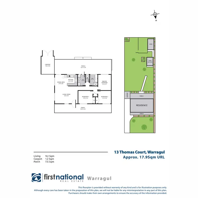 Floorplan of Homely house listing, 13 Thomas Court, Warragul VIC 3820
