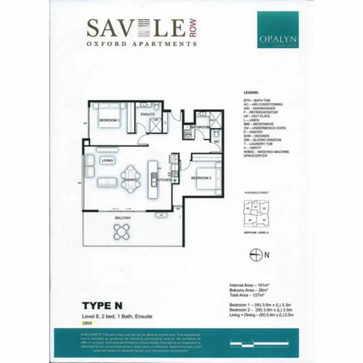 Floorplan of Homely unit listing, 2804/19 Playfield Street, Chermside QLD 4032