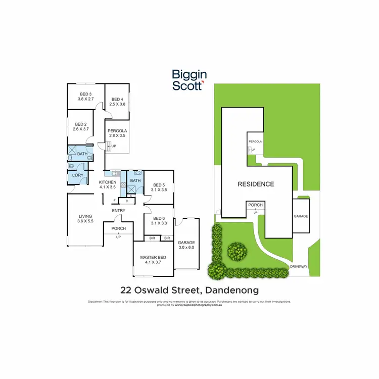Floorplan of Homely house listing, 22 Oswald Street, Dandenong VIC 3175