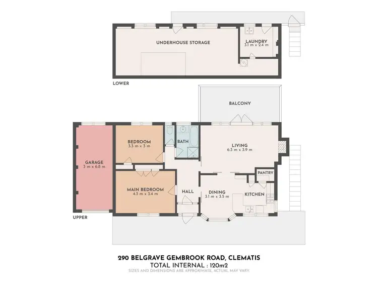 Floorplan of Homely house listing, 290 Belgrave-Gembrook Road, Clematis VIC 3782