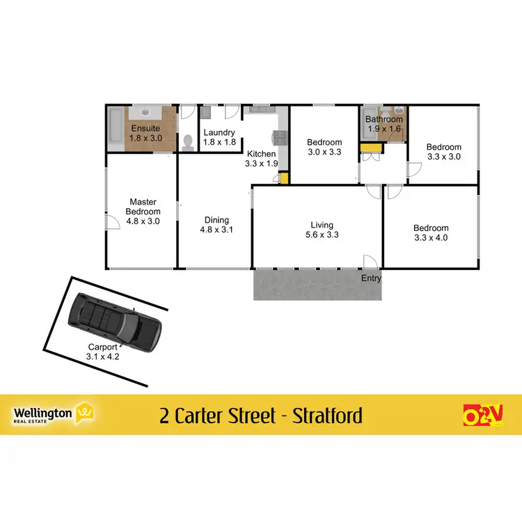 Floorplan of Homely house listing, 2 Carter Street, Stratford VIC 3862