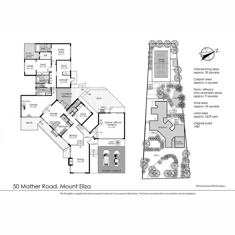 Floorplan of Homely house listing, 50 Mather Road, Mount Eliza VIC 3930
