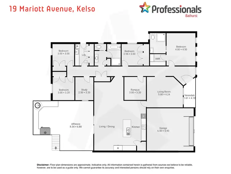 Floorplan of Homely house listing, 19 Marriott Avenue, Kelso NSW 2795