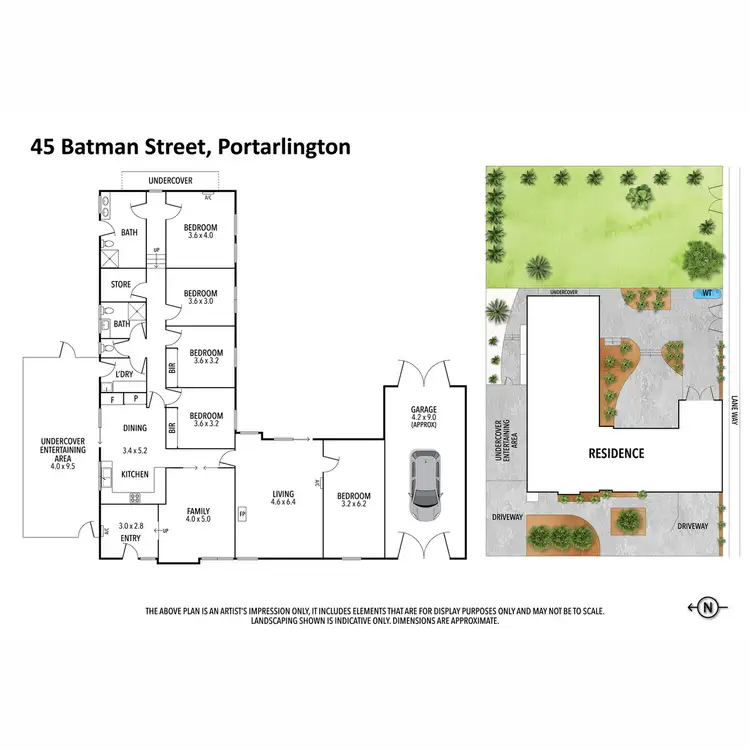 Floorplan of Homely house listing, 45 Batman Street, Portarlington VIC 3223