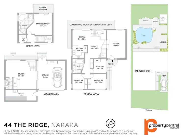 Floorplan of Homely house listing, 44 The Ridge, Narara NSW 2250