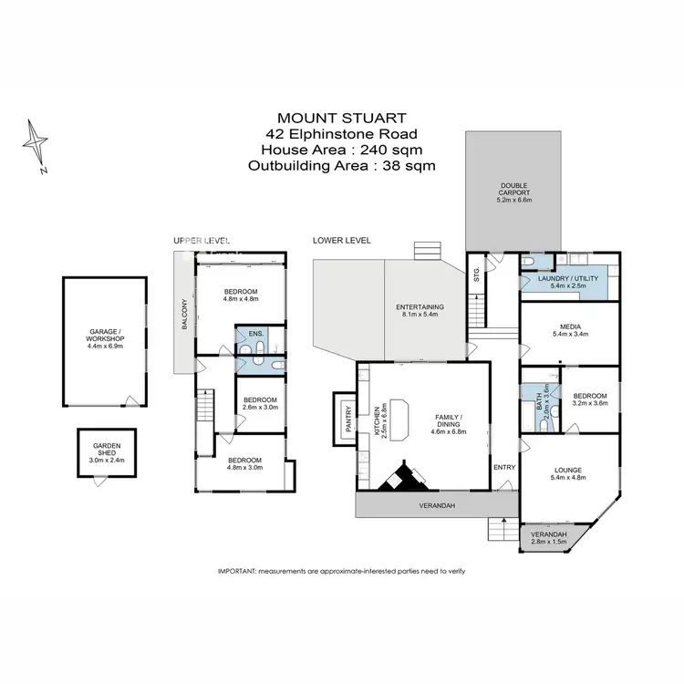 Floorplan of Homely house listing, 42 Elphinstone Road, Mount Stuart TAS 7000