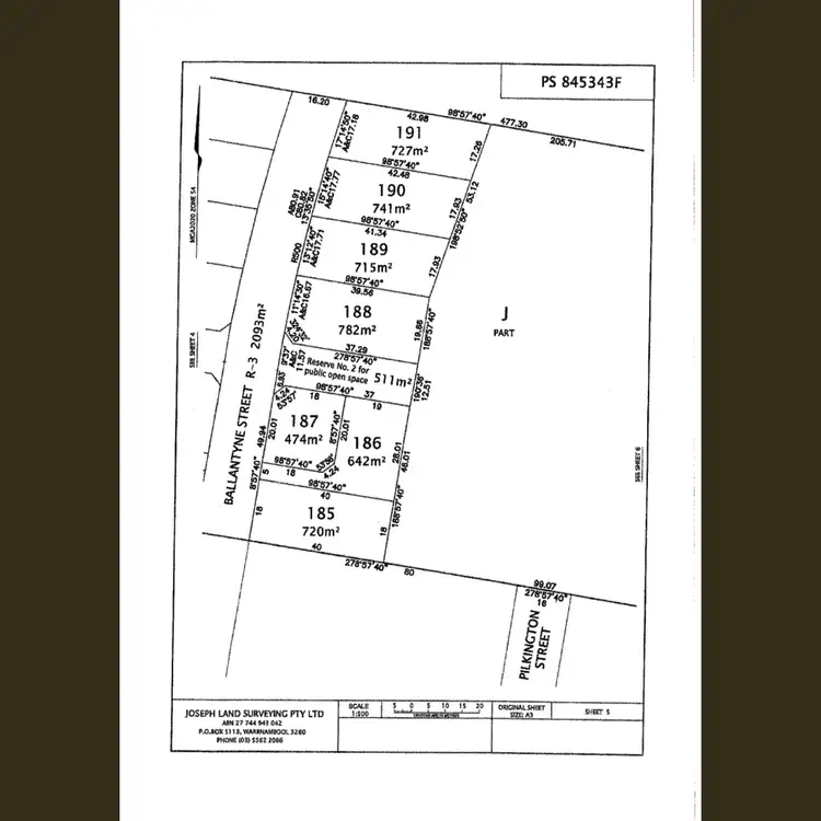 Floorplan of Homely land listing, 10 Ballantyne Street, Warrnambool VIC 3280