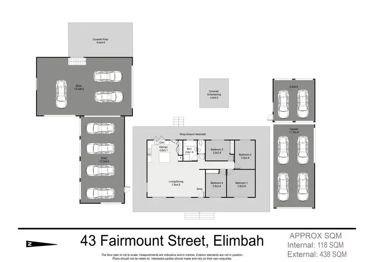 Floorplan of Homely house listing, 43 Fairmount Street, Elimbah QLD 4516