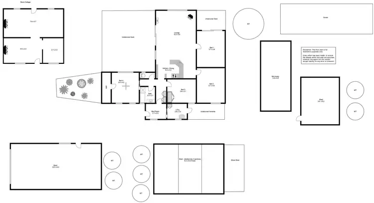 Floorplan of Homely rural property listing, 1246 McFarlane Road, Boston SA 5607