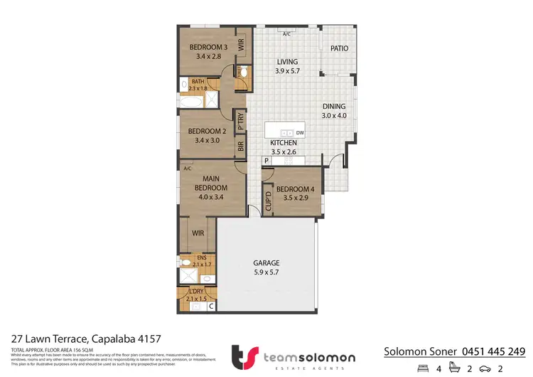 Floorplan of Homely house listing, 27 Lawn Terrace, Capalaba QLD 4157