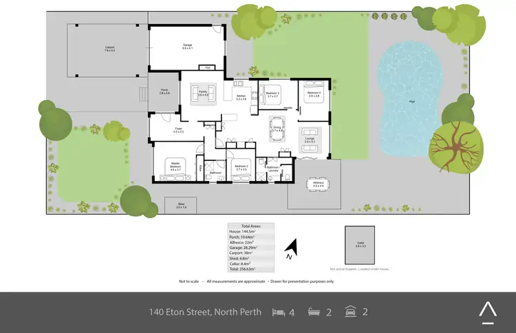 Floorplan of Homely house listing, 140 Eton Street, North Perth WA 6006