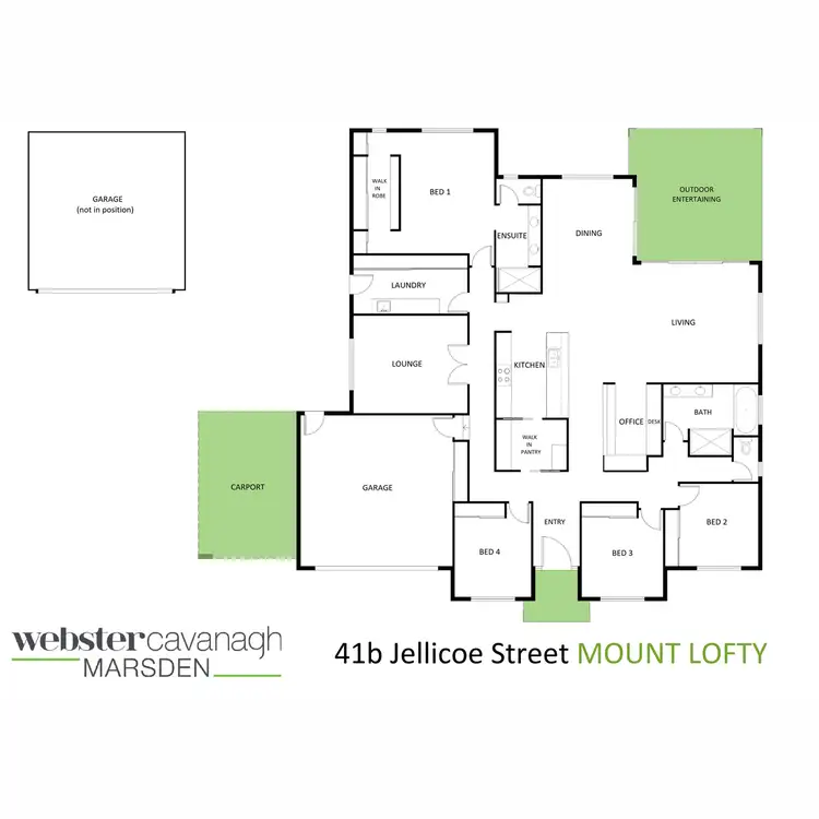 Floorplan of Homely house listing, 41b Jellicoe Street, Mount Lofty QLD 4350