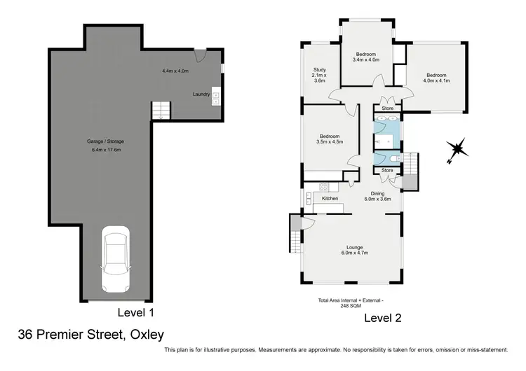 Floorplan of Homely house listing, 36 Premier Street, Oxley QLD 4075