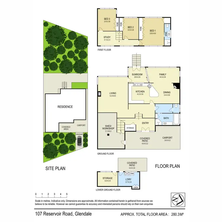 Floorplan of Homely house listing, 107 Reservoir Road, Glendale NSW 2285