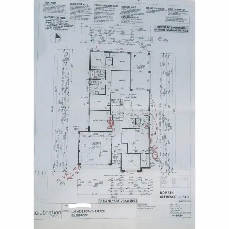 Floorplan of Homely house listing, 15 Botany Parade, Ellenbrook WA 6069