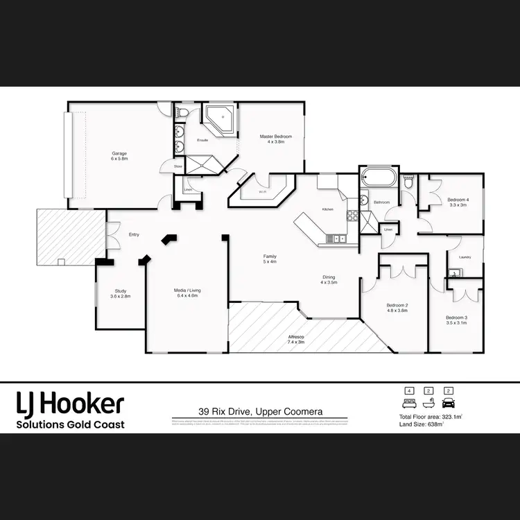 Floorplan of Homely house listing, 39 Rix Drive, Upper Coomera QLD 4209