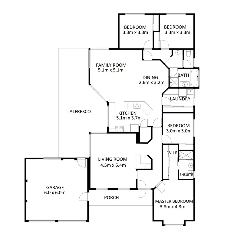 Floorplan of Homely house listing, 40 Mountain Way, Lavington NSW 2641
